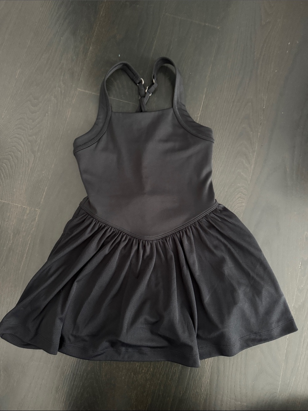 abercrombie kids YPB Black Sleeveless Mesh Skirt Dress